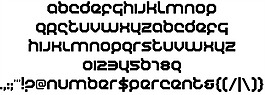 人形的字體