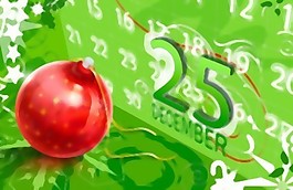 圣誕日歷背景PSD分層