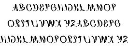 幸福家庭的字體