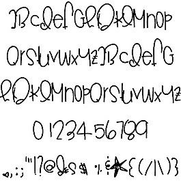 早上好字體