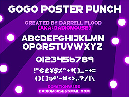 gogoposterpunch字體