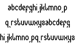 绿色鳄梨字体