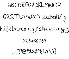 霍莉：字體