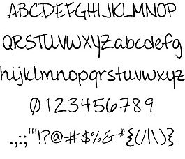 giddehand字體