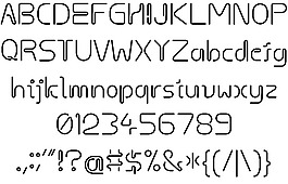 hosobiki字體