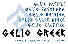 gelio字体