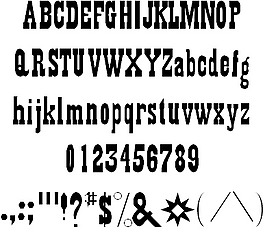 賭徒的字體