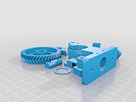 extrudrplate - printrbot擠出機(jī)托盤（V1.7）