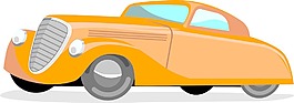 汽車復古橙