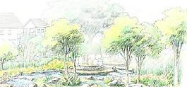 公園局部手繪圖