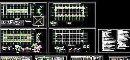 熱處理輕鋼結構廠房施工圖