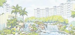 公園手繪圖