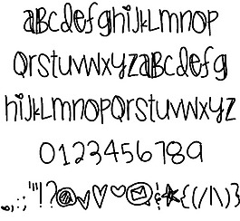 icantstopthinkinofyou字體