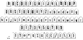 墓地的字體