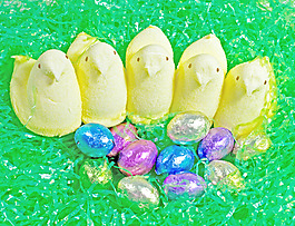 復活節(jié)軟糖和復活節(jié)彩蛋