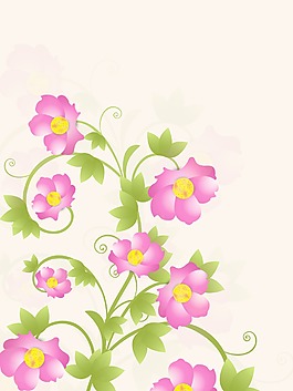 摘要背景花與花