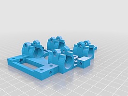 改性增强Prusa X车lm8uu保持苗条