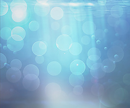 水下的背景虛化背景