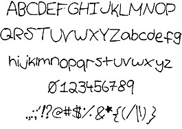 izzyshandwriting字體