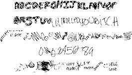 idiotwashere字體