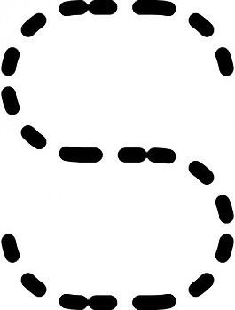 字母追踪信的剪贴画