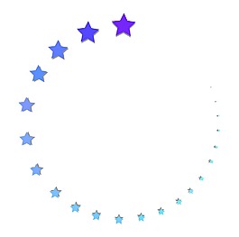 明星處理圖標