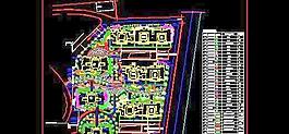 住宅小區綠化施工圖