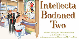 intellectabodoned两种字体