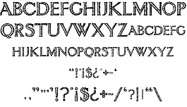 親密的字體