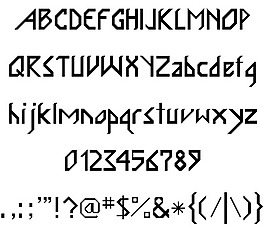 inkabod字體