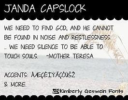 Janda CapsLock字體