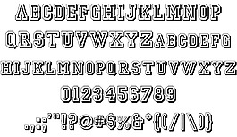 jerseyletters字體