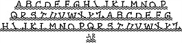 JLR波字體