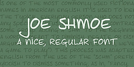喬shmoe字體