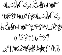 jelloraindrops字體