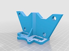 更廣泛的printrbot基地和12mm的Z軸，程式化