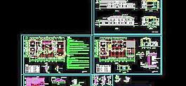 社区服务中心建筑结构效果图