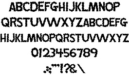 鋸齒字體