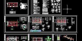 電廠機(jī)修間建筑結(jié)構(gòu)圖