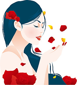 花瓣少女