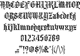 kingthings無針尖字體