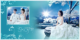 凡間精靈婚紗模板