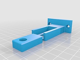 自對準的Z軸桿夾robo3d