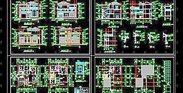 别墅全套施工图 14.3x13.5