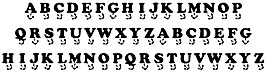 KR起錨走字體