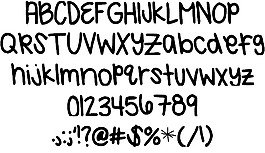 katshandwriting字體