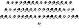 KR心情戒指字体