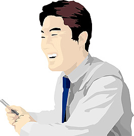 談笑男人