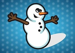 快乐的雪人