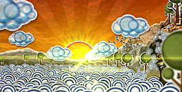 太陽升起AE素材